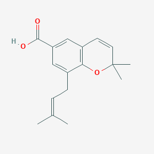 2,2-Dimethyl-8-prenylchromene-6-carboxylic acid图片