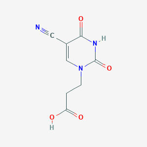 3-(5-Cyano-2,4-dioxo-3,4-dihydro-2H-pyrimidin-1-yl)-propionic Acid图片