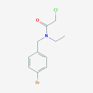 N-(4-Bromo-benzyl)-2-chloro-N-ethyl-acetamide图片