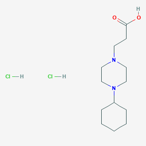 3-(4-Cyclohexyl-piperazin-1-yl)-propionic aciddihydrochloride图片