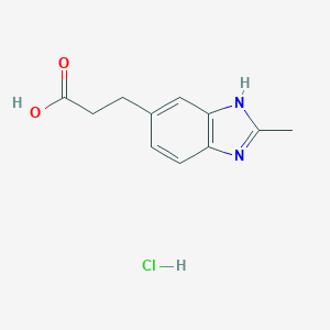 3-(2-Methyl-1H-benzoimidazol-5-yl)-propionic acidhydrochloride图片