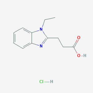 3-(1-Ethyl-1H-benzoimidazol-2-yl)-propionic acidhydrochloride图片