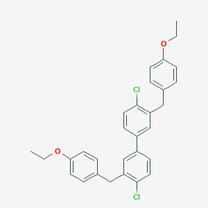 4,4'-Dichloro-3-(3-ethoxybenzyl)-3'-(4-ethoxybenzyl)-1,1'-biphenyl图片
