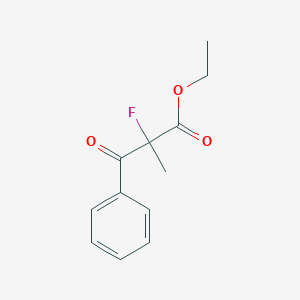 2-Fluoro-2-methyl-3-oxo-3-phenyl-propionic acidethyl ester图片