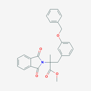 2-Methyl-2-phthalimidyl-3-(3'-benzoxyphenyl)propionic Acid Methyl Ester图片