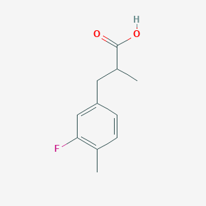 3-(3-Fluoro-4-methylphenyl)-2-methylpropionic acid图片