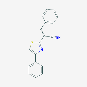 3-phenyl-2-(4-phenyl-1,3-thiazol-2-yl)acrylonitrile图片