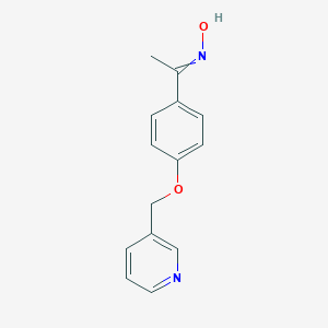 N-{1-[4-(Pyridin-3-ylmethoxy)phenyl]ethylidene}hydroxylamine图片