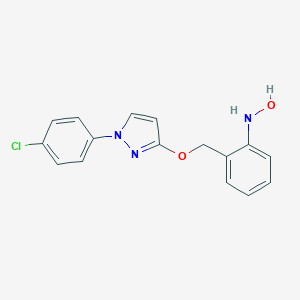 N-(2-(((1-(4-Chlorophenyl)-1H-pyrazol-3-yl)oxy)methyl)phenyl)hydroxylamine图片