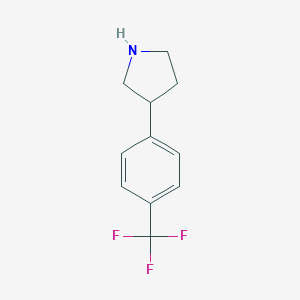 3-(4-(Trifluoromethyl)phenyl)pyrrolidine图片