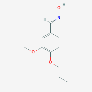 N-[(3-methoxy-4-propoxyphenyl)methylidene]hydroxylamine图片