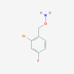 O-[(2-bromo-4-fluorophenyl)methyl]hydroxylamine图片