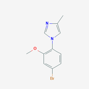 1-(4-Bromo-2-methoxyphenyl)-4-methyl-1H-imidazole图片