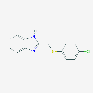 2-{[(4-Chlorophenyl)thio]methyl}-1H-benzimidazole图片
