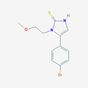 5-(4-Bromophenyl)-1-(2-methoxyethyl)-1H-imidazole-2-thiol图片