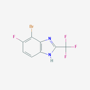 4-Bromo-5-fluoro-2-(trifluoromethyl)-1H-benzimidazole图片