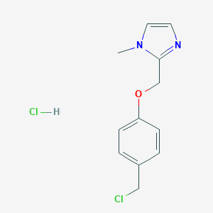 2-[4-(Chloromethyl)phenoxymethyl]-1-methyl-1H-imidazole Hydrochloride图片