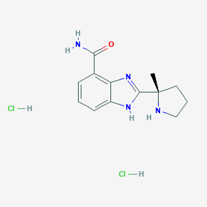 2-[(2S)-2-METHYLPYRROLIDIN-2-YL]-1H-BENZIMIDAZOLE-4-CARBOXAMIDE 2HCL图片