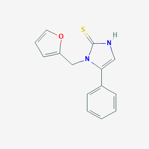 1-(2-Furylmethyl)-5-phenyl-1,3-dihydro-2H-imidazole-2-thione图片