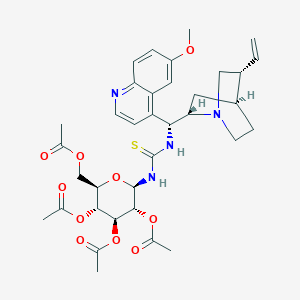 N-[(8α,9R)-6'-甲氧基辛可宁-9-基]-N'-(2,3,4,6-四-O-乙酰基-β-D-吡喃葡萄糖基)硫脲图片