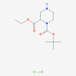Ethyl 1-Boc-Piperazine-2-Carboxylate Hydrochloride Salt图片
