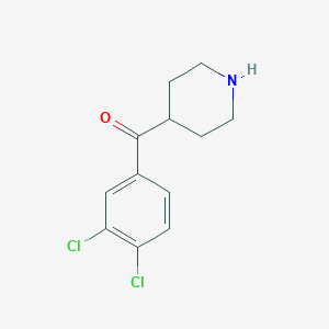 (3,4-Dichlorophenyl)-4-piperidinyl-methanone Hydrochloride Salt图片