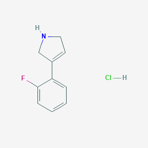 3-(2-Fluorophenyl)-2,5-dihydro-1H-pyrrole Hydrochloride图片