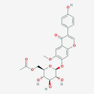 Glycitin 6''-O-Acetate图片