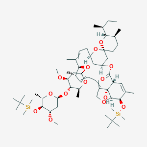 5-O-Demethyl-4'',5-bis-O-[(1,1-dimethylethyl)dimethylsilyl]-22,23-dihydro-Avermectin A1a图片