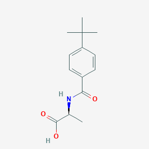 (2S)-2-[(4-tert-Butylphenyl)formamido]propanoic Acid图片