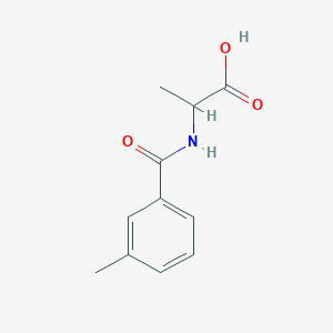 2-[(3-methylphenyl)formamido]propanoic acid图片
