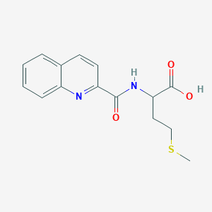 4-(Methylsulfanyl)-2-(quinolin-2-ylformamido)butanoic Acid图片