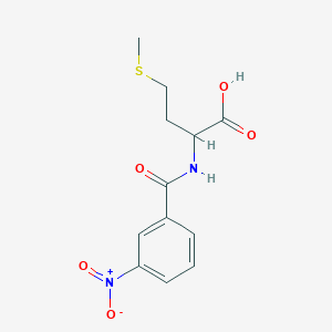 4-(Methylsulfanyl)-2-[(3-nitrophenyl)formamido]butanoic Acid图片