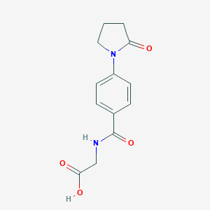 2-{[4-(2-Oxopyrrolidin-1-yl)phenyl]formamido}acetic Acid图片