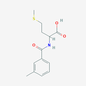 2-[(3-Methylphenyl)formamido]-4-(methylsulfanyl)butanoic Acid图片