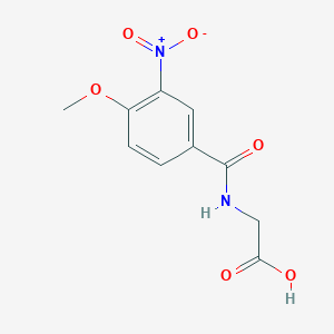 2-[(4-Methoxy-3-nitrophenyl)formamido]acetic Acid图片