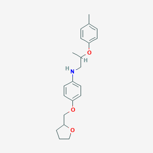 N-[2-(4-Methylphenoxy)propyl]-4-(tetrahydro-2-furanylmethoxy)aniline图片