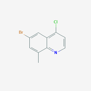 6-Bromo-4-chloro-8-methylquinoline图片
