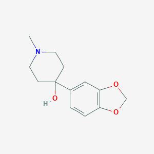 4-Hydroxy-4-[3,4-(methylenedioxy)phenyl]-1-methylpiperidine图片