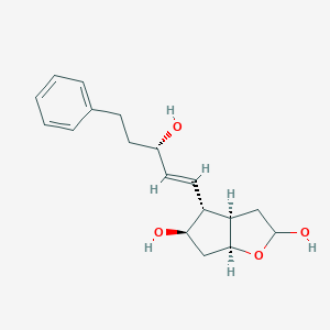 (3aR,4R,5R,6aS)-4-((S,E)-3-Hydroxy-5-phenylpent-1-enyl)hexahydro-2H-cyclopenta[b]furan-2,5-diol(Bimatoprost Impurity)图片