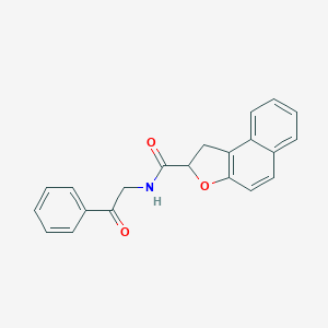 N-(2-oxo-2-phenylethyl)-1,2-dihydronaphtho[2,1-b]furan-2-carboxamide图片