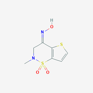 (4Z)-2-methyl-2,3-dihydro-4H-thieno[2,3-e][1,2]thiazin-4-one oxime 1,1-dioxide图片