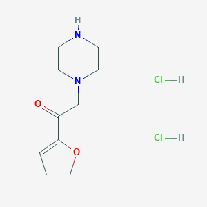 1-(furan-2-yl)-2-(piperazin-1-yl)ethan-1-one dihydrochloride图片