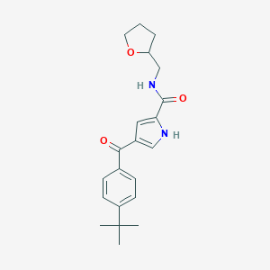 4-[4-(tert-butyl)benzoyl]-N-(tetrahydro-2-furanylmethyl)-1H-pyrrole-2-carboxamide图片