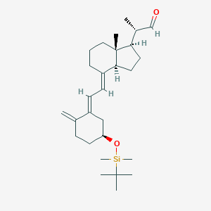 (S)-2-((1R,3aS,7aR,E)-4-((E)-2-((S)-5-((tert-butyldimethylsilyl)oxy)-2-methylenecyclohexylidene)ethylidene)-7a-methyloctahydro-1H-inden-1-yl)propanal图片