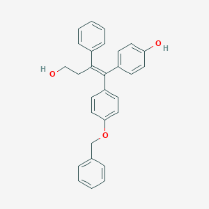 (E)-γ-[(4-Hydroxyphenyl)[4-(phenylmethoxy)phenyl]methylene]benzenepropanol图片