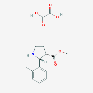 methyl(2R,3S)-2-(2-methylphenyl)pyrrolidine-3-carboxylate oxalate图片
