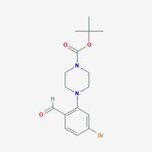 2-(4-Boc-piperazino-1-yl)-4-bromobenzaldehyde图片