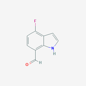 4-Fluoro-1H-indole-7-carboxaldehyde图片