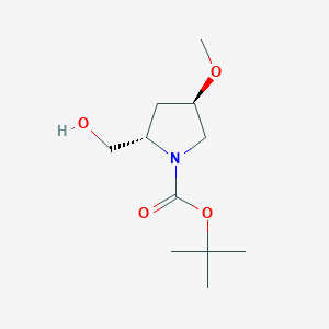 tert-Butyl(2S,4R)-2-(Hydroxymethyl)-4-methoxypyrrolidine-1-carboxylate图片